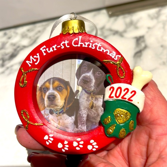 🐾NIB/HALLMARK 2022 pet photo holder Christmas Tree ornament - Picture 6 of 8